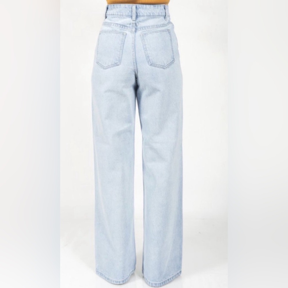 NWT Skinny Fries Super High Rise Wide Leg Jeans Size 3 - Picture 2 of 12